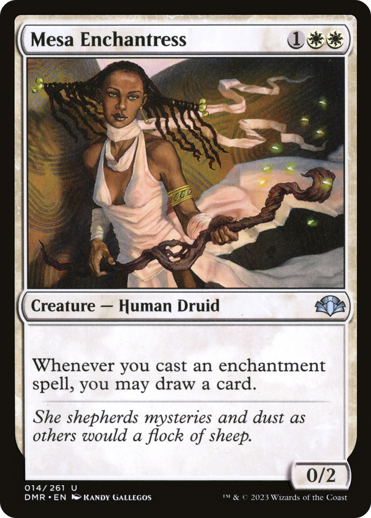 Mesa Enchantress (DMR-014) [Dominaria Remastered] Foil MTG Single Wizards of the Coast