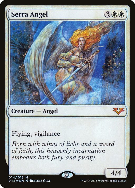 Serra Angel (V15-014) [Misc] From the Vault: Angels Foil MTG Single Wizards of the Coast