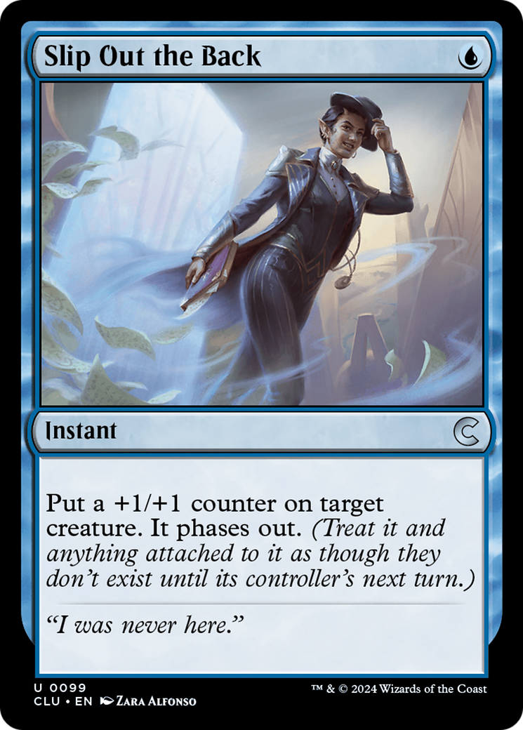 Slip Out the Back (CLU-099) [Ravnica: Clue Edition] MTG Single Wizards of the Coast