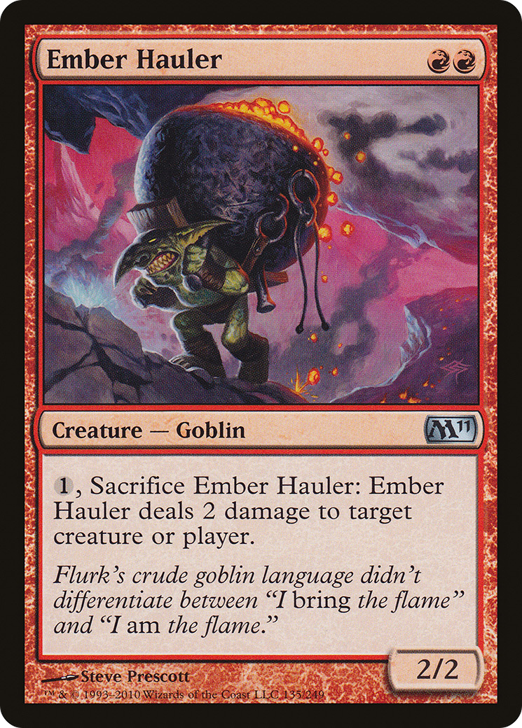 Ember Hauler (M11-135) [Magic 2011] Foil MTG Single Wizards of the Coast
