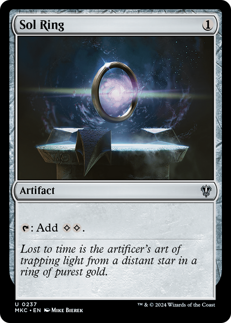 Sol Ring (MKC-237) [Murders at Karlov Manor Commander] MTG Single Wizards of the Coast