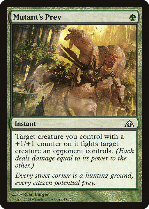 Mutant's Prey (DGM-045) [Dragon's Maze] MTG Single Wizards of the Coast
