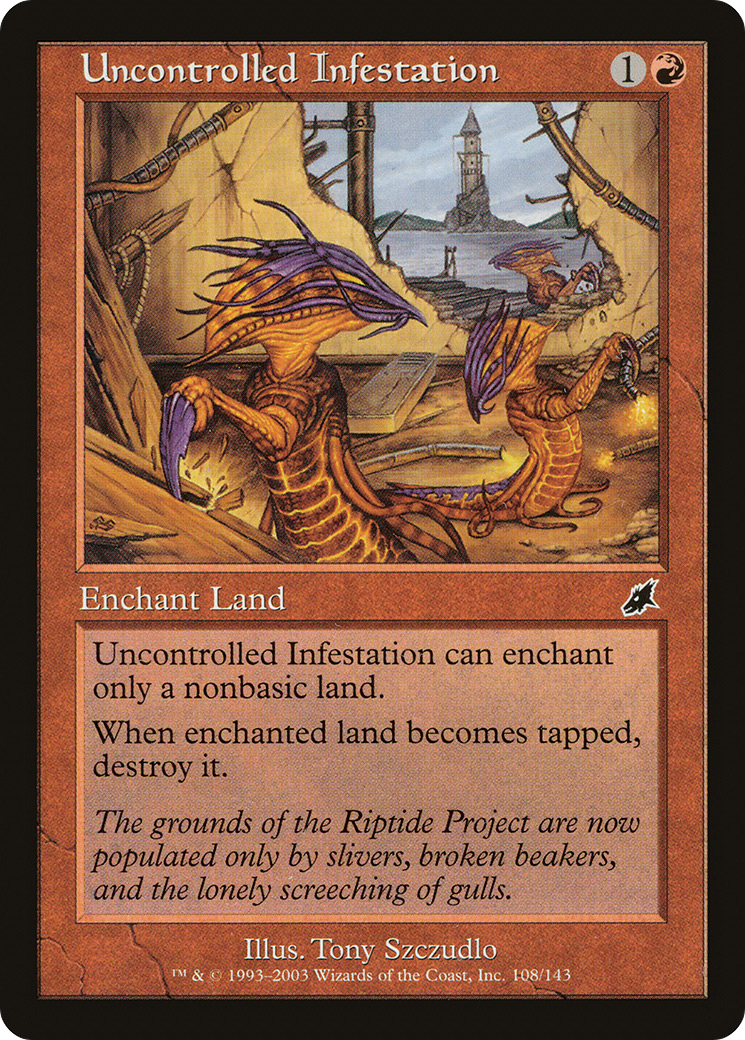 Uncontrolled Infestation (SCG-108) [Scourge] MTG Single Wizards of the Coast