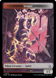 Treasure (20) // Spirit (13) Double-Sided Token [Tokens] March of the Machine Tokens MTG Single Magic: The Gathering