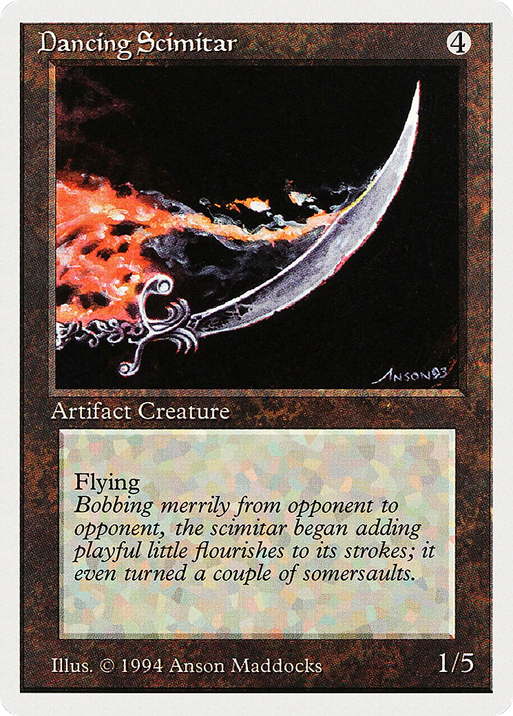 Dancing Scimitar (SUM-243) [Misc] Summer Magic / Edgar MTG Single Wizards of the Coast