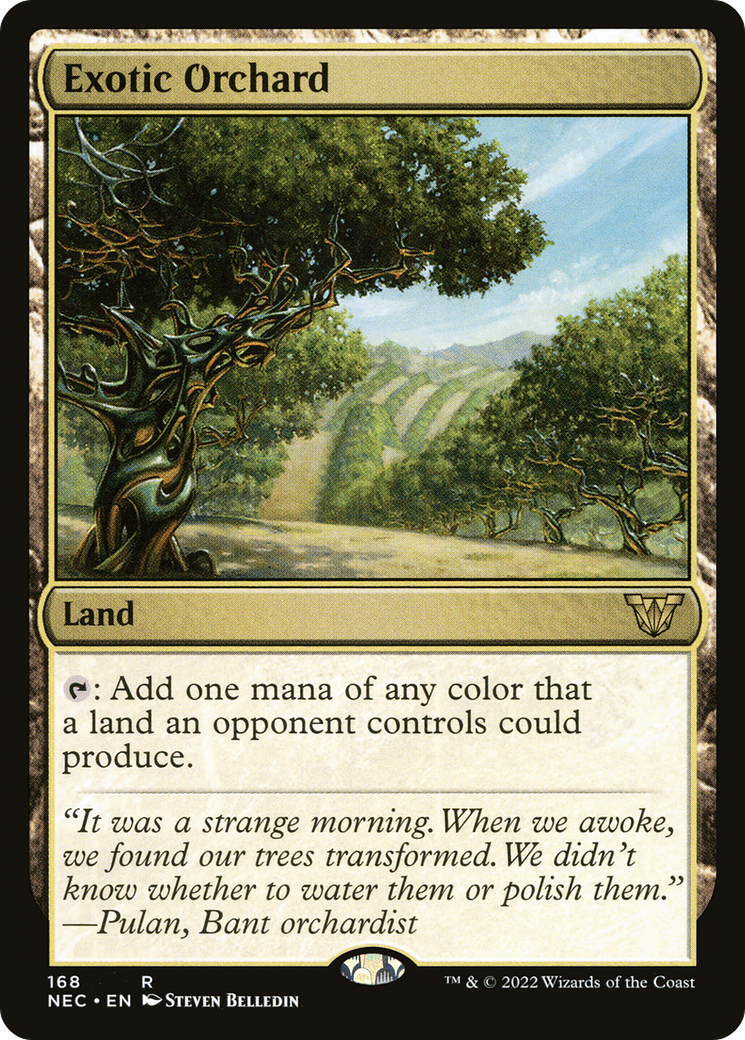 Exotic Orchard (NEC-168) [Neon Dynasty Commander] MTG Single Wizards of the Coast