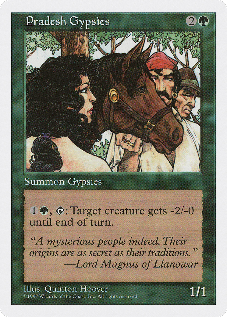 Pradesh Gypsies (5ED-317) [Fifth Edition] MTG Single Wizards of the Coast