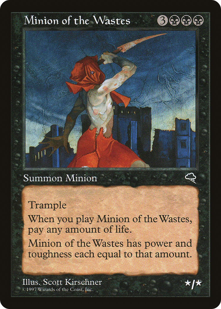 Minion of the Wastes (TMP-146) [Tempest] MTG Single Wizards of the Coast
