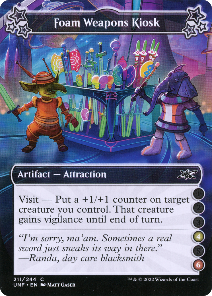 Foam Weapons Kiosk (UNF-211C) [Unfinity] MTG Single Wizards of the Coast