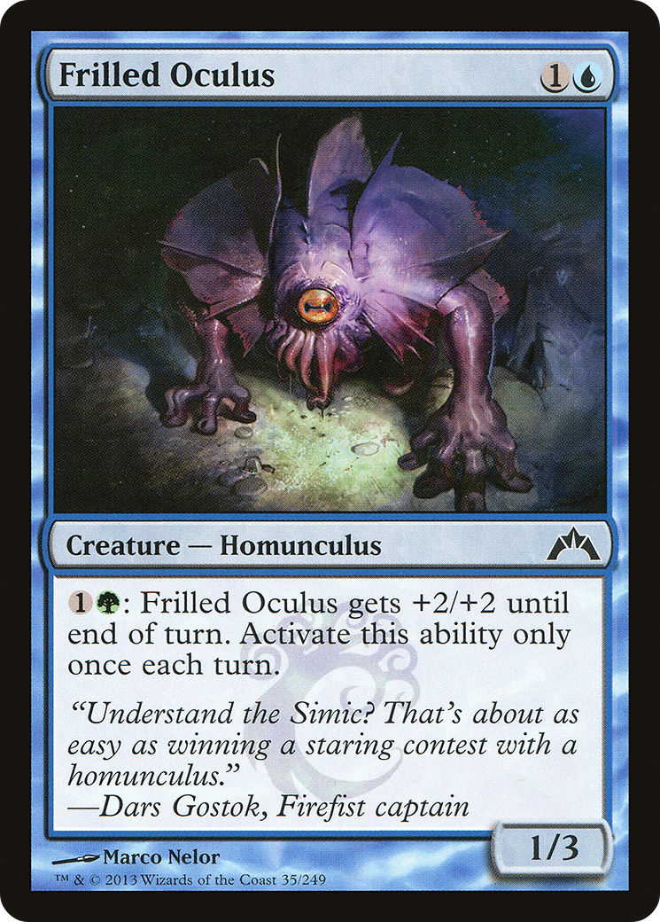 Frilled Oculus (GTC-035) [Gatecrash] MTG Single Wizards of the Coast