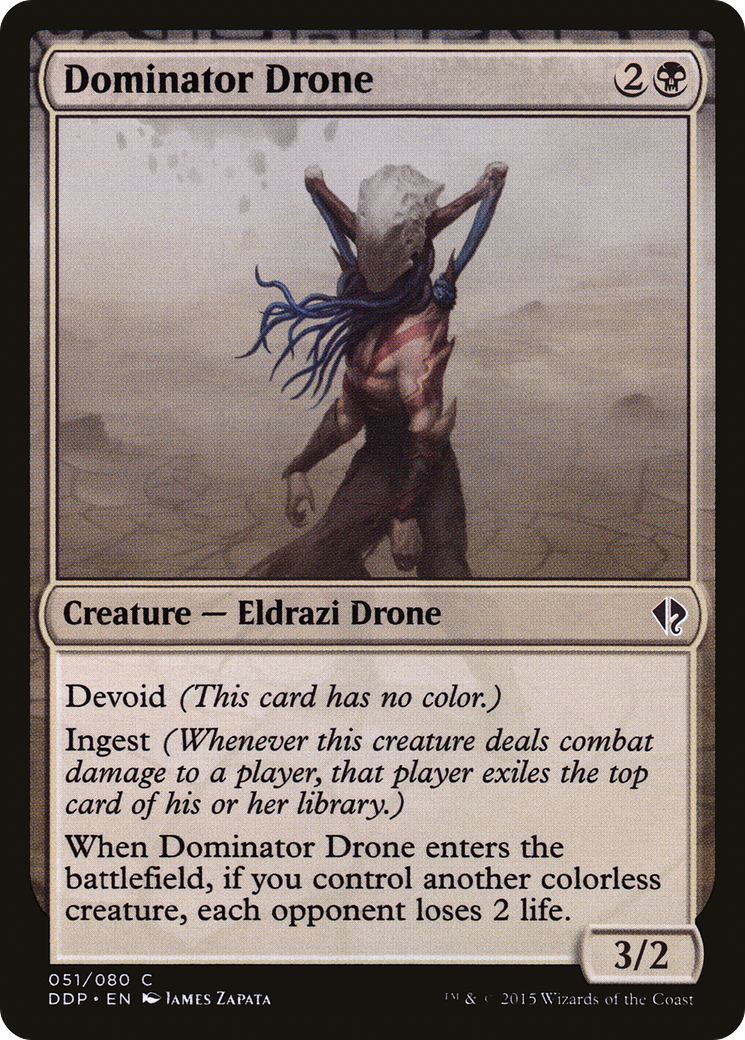 Dominator Drone (DDP-051) [Misc] Duel Decks: Zendikar vs. Eldrazi MTG Single Wizards of the Coast