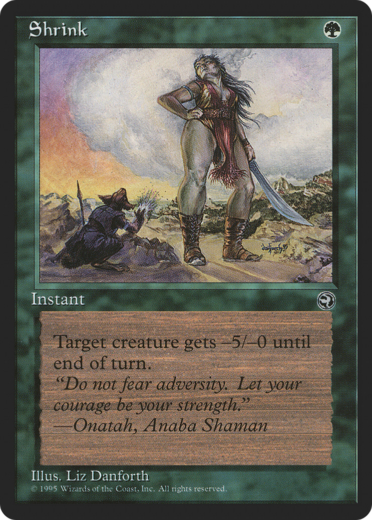 Shrink (HML-97B) [Homelands] MTG Single Wizards of the Coast