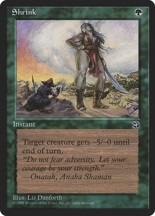 Shrink (HML-97B) [Homelands] MTG Single Wizards of the Coast