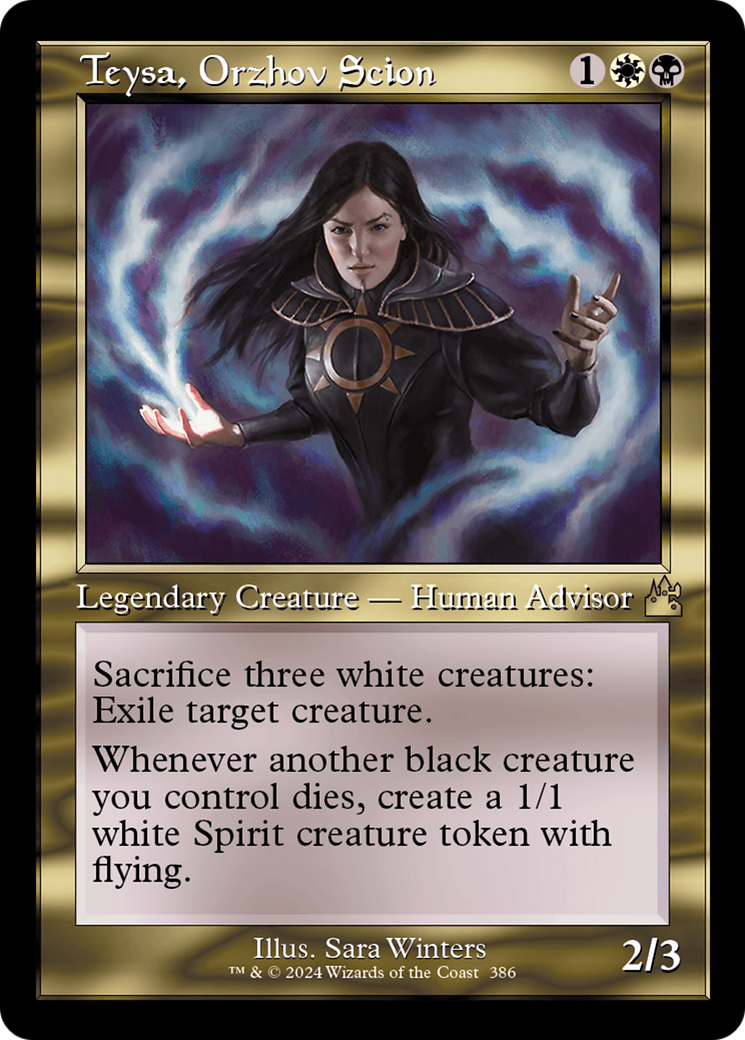 Teysa, Orzhov Scion (RVR-386) [Ravnica Remastered] Foil MTG Single Wizards of the Coast