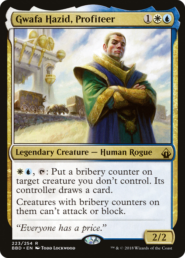 Gwafa Hazid, Profiteer (BBD-223) [Battlebond] Foil MTG Single Wizards of the Coast