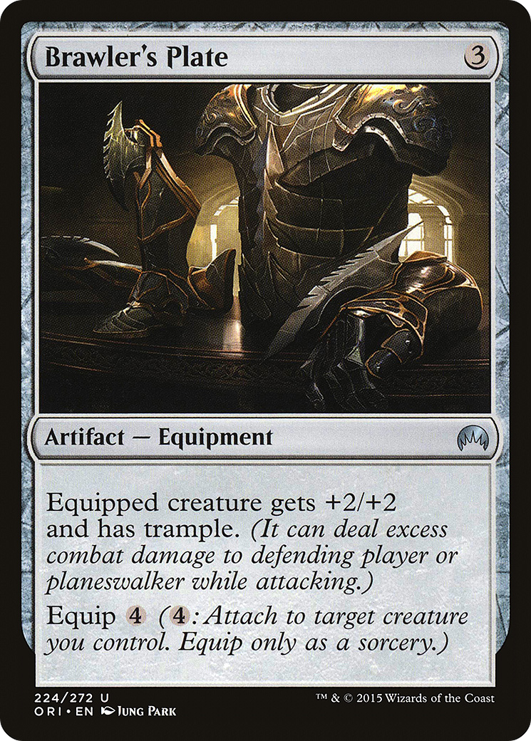 Brawler's Plate (ORI-224) [Magic Origins] MTG Single Wizards of the Coast