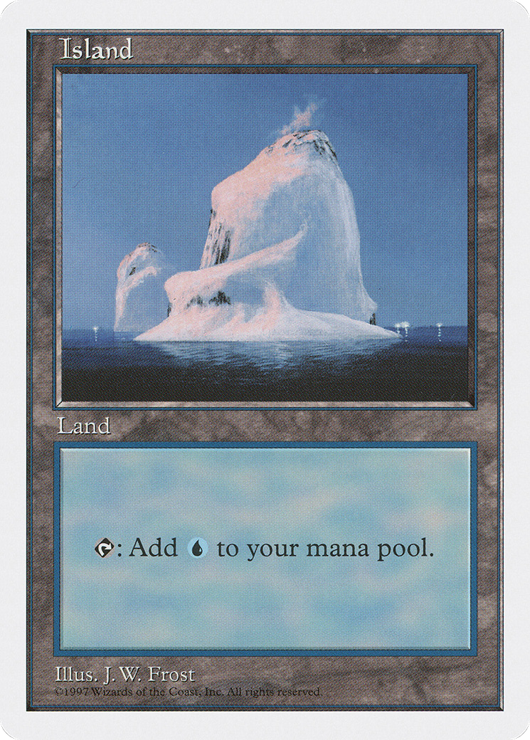 Island (437) (5ED-437) [Fifth Edition] MTG Single Wizards of the Coast