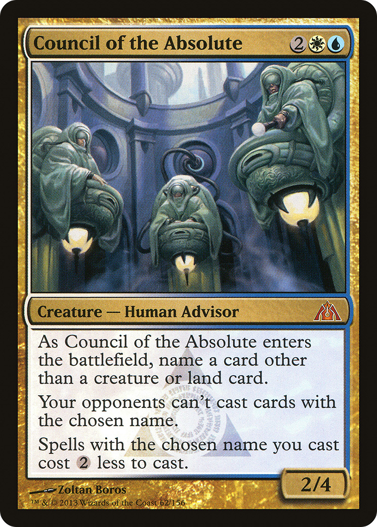 Council of the Absolute (DGM-062) [Dragon's Maze] Foil MTG Single Wizards of the Coast