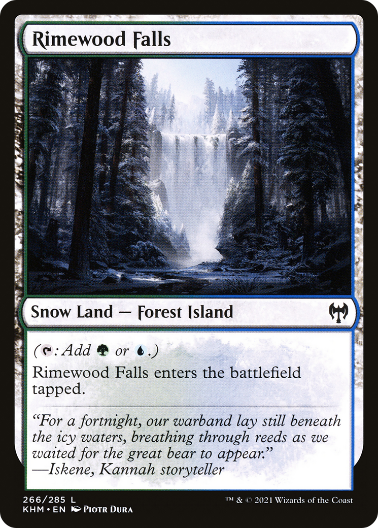 Rimewood Falls (KHM-266) [Kaldheim] MTG Single Wizards of the Coast