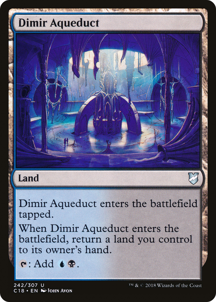 Dimir Aqueduct (C18-242) [Commander 2018] MTG Single Wizards of the Coast