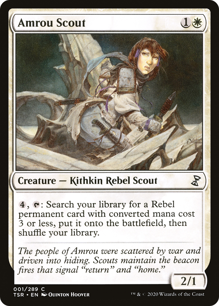 Amrou Scout (TSR-001) [Time Spiral Remastered] Foil MTG Single Wizards of the Coast