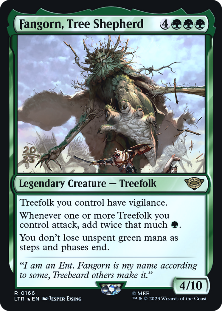 Fangorn, Tree Shepherd (PRE-166) [Tales of Middle-earth Promos] Foil MTG Single Wizards of the Coast