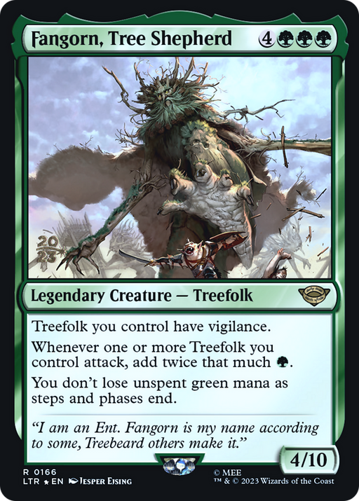 Fangorn, Tree Shepherd (PRE-166) [Tales of Middle-earth Promos] Foil MTG Single Wizards of the Coast