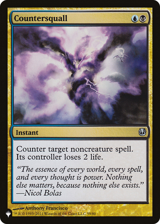 Countersquall (LIST-59/80) [Mystery Booster] The List MTG Single Wizards of the Coast