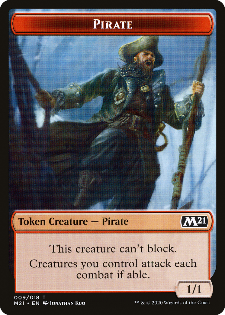 Pirate (TM21-009) [Tokens] Core Set 2021 Tokens MTG Single Wizards of the Coast