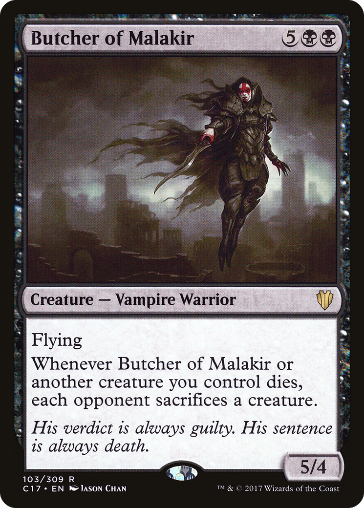 Butcher of Malakir (C17-103) [Commander 2017] MTG Single Wizards of the Coast