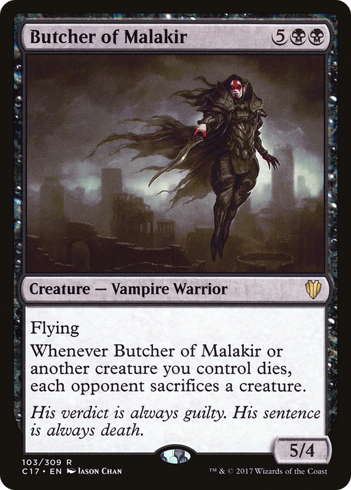 Butcher of Malakir (C17-103) [Commander 2017] MTG Single Wizards of the Coast