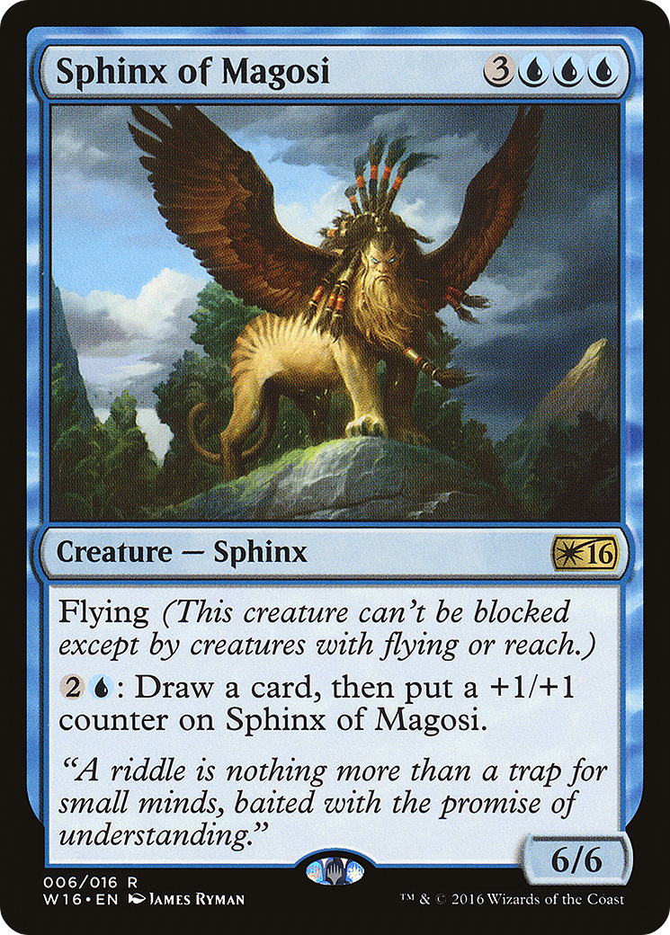 Sphinx of Magosi (W16-006) [Misc] Welcome Deck 2016 MTG Single Wizards of the Coast
