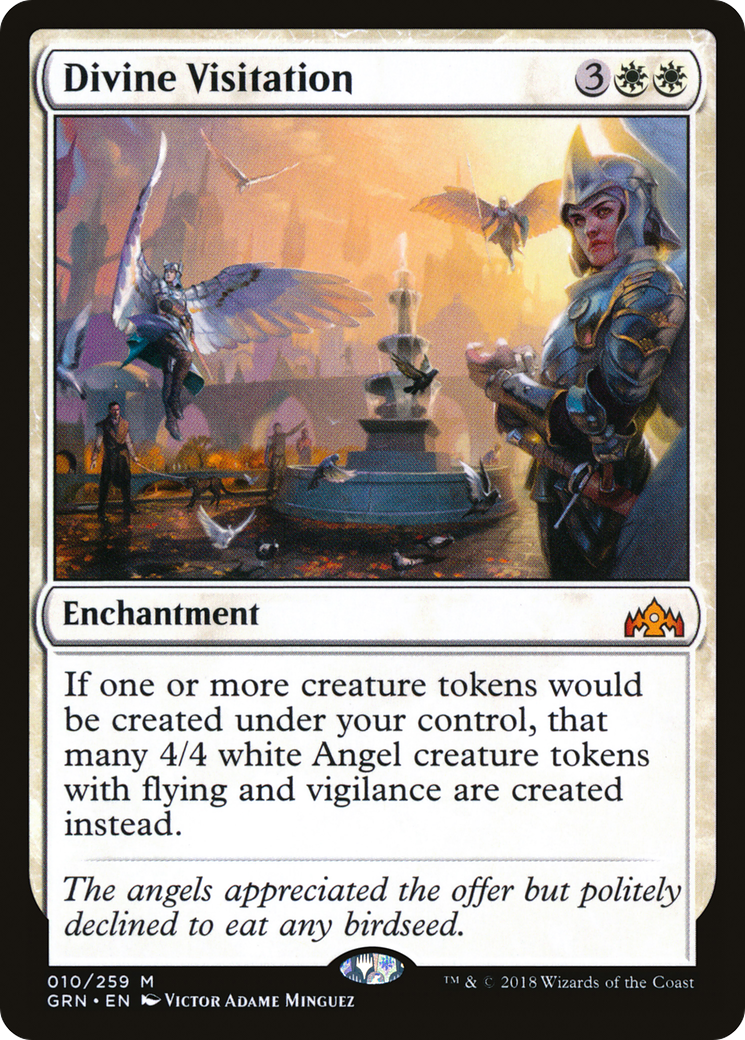 Divine Visitation (GRN-010) [Guilds of Ravnica] MTG Single Wizards of the Coast