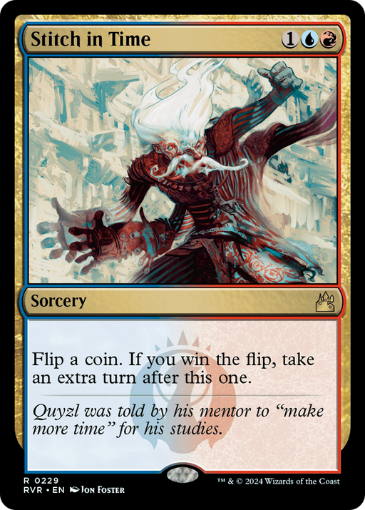 Stitch in Time (RVR-229) [Ravnica Remastered] Foil MTG Single Wizards of the Coast