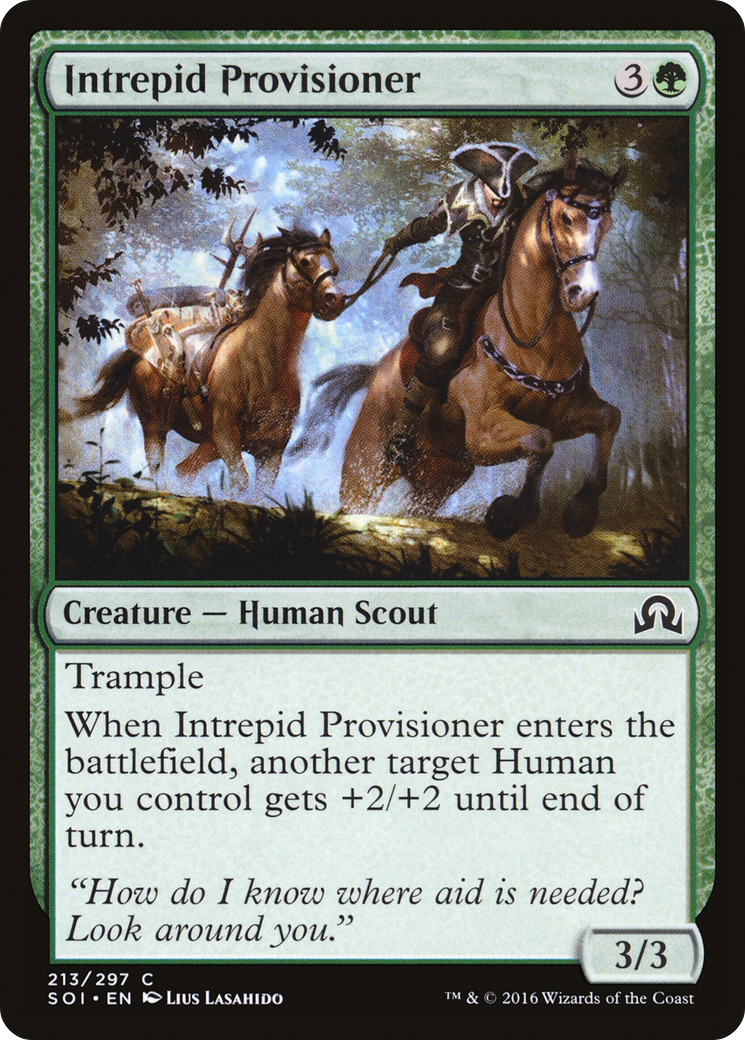 Intrepid Provisioner (SOI-213) [Shadows over Innistrad] Foil MTG Single Wizards of the Coast