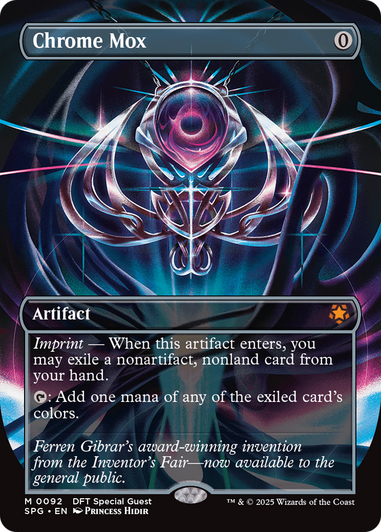 Chrome Mox (SPG-092) [Special Guests] (Borderless) Foil MTG Single Wizards of the Coast