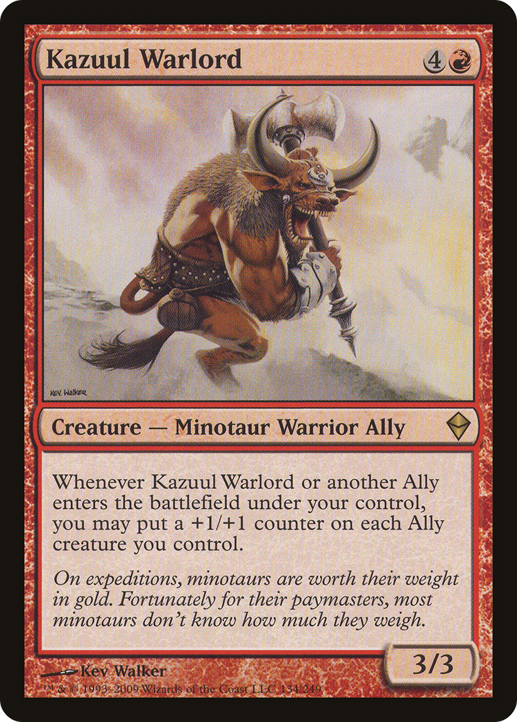 Kazuul Warlord (ZEN-134) [Zendikar] Foil MTG Single Wizards of the Coast