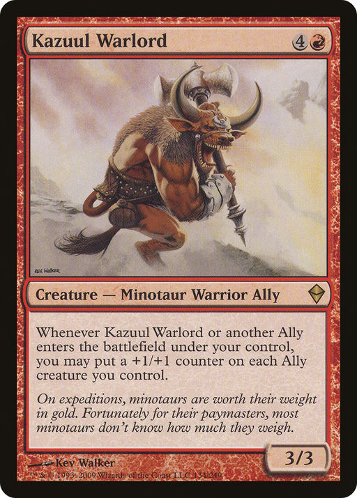 Kazuul Warlord (ZEN-134) [Zendikar] MTG Single Wizards of the Coast
