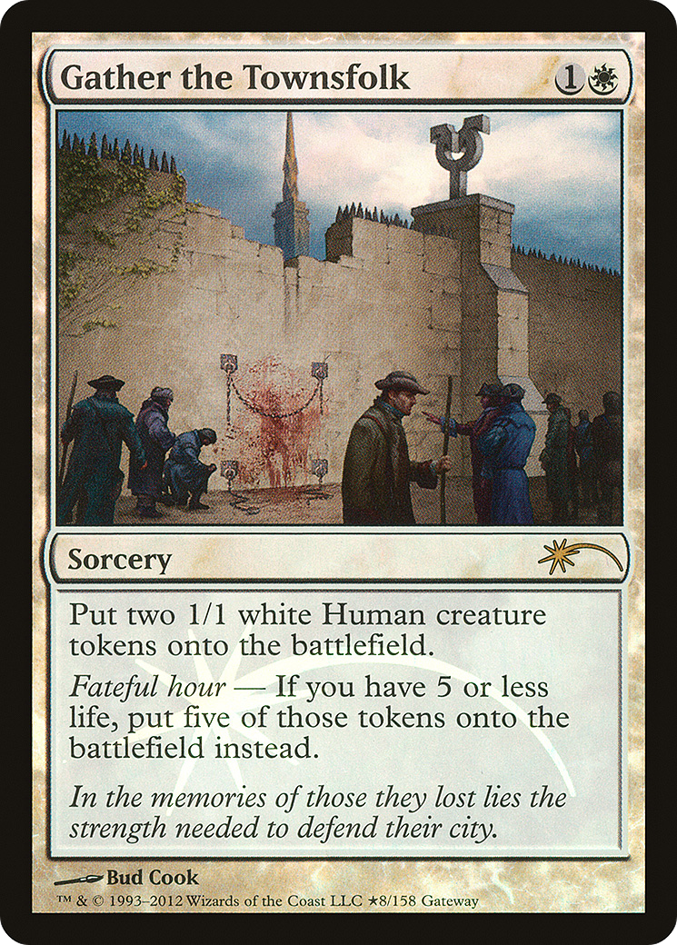 Gather the Townsfolk (WPN-079) [Misc] Wizards Play Network 2012 Foil MTG Single Wizards of the Coast