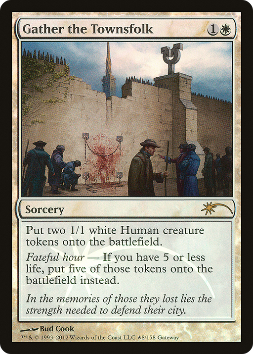 Gather the Townsfolk (WPN-079) [Misc] Wizards Play Network 2012 Foil MTG Single Wizards of the Coast