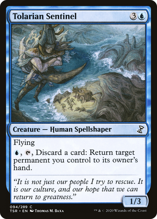 Tolarian Sentinel (TSR-094) [Time Spiral Remastered] MTG Single Wizards of the Coast