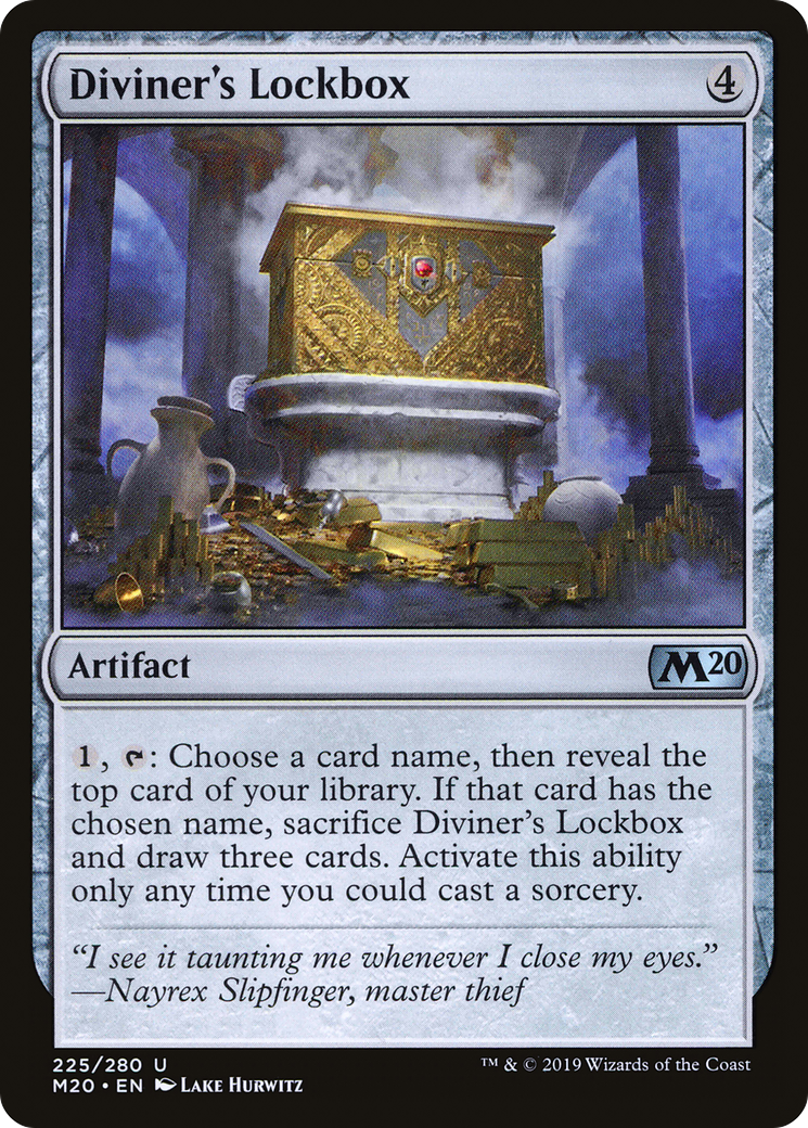 Diviner's Lockbox (M20-225) [Core Set 2020] MTG Single Wizards of the Coast