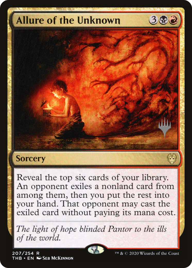 Allure of the Unknown (PPTHB-207) [Theros Beyond Death Promos] MTG Single Wizards of the Coast