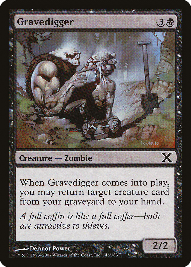 Gravedigger (10E-146) [Tenth Edition] Foil MTG Single Wizards of the Coast