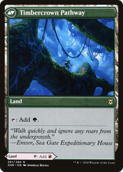 Cragcrown Pathway (ZNR-261) [Zendikar Rising] Foil MTG Single Wizards of the Coast