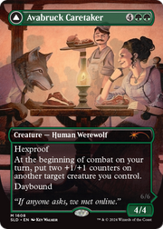 Avabruck Caretaker (SLD-1608) [Secret Lair] Drop (Borderless) Foil MTG Single Wizards of the Coast