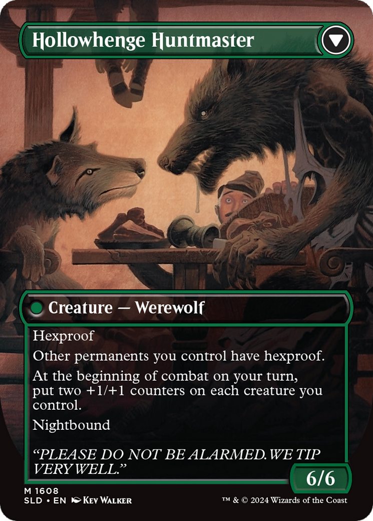 Avabruck Caretaker (SLD-1608) [Secret Lair] Drop (Borderless) Foil MTG Single Wizards of the Coast