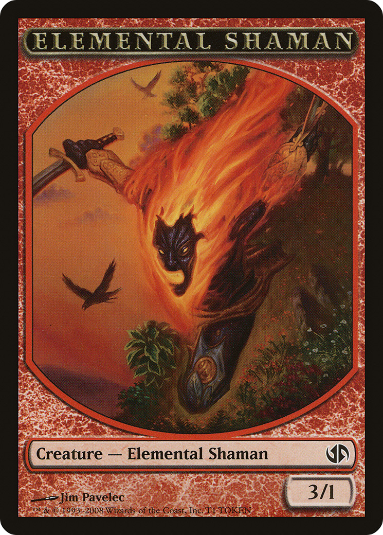 Elemental Shaman (DD2-001) [Misc] Duel Decks: Jace vs. Chandra Tokens MTG Single Wizards of the Coast