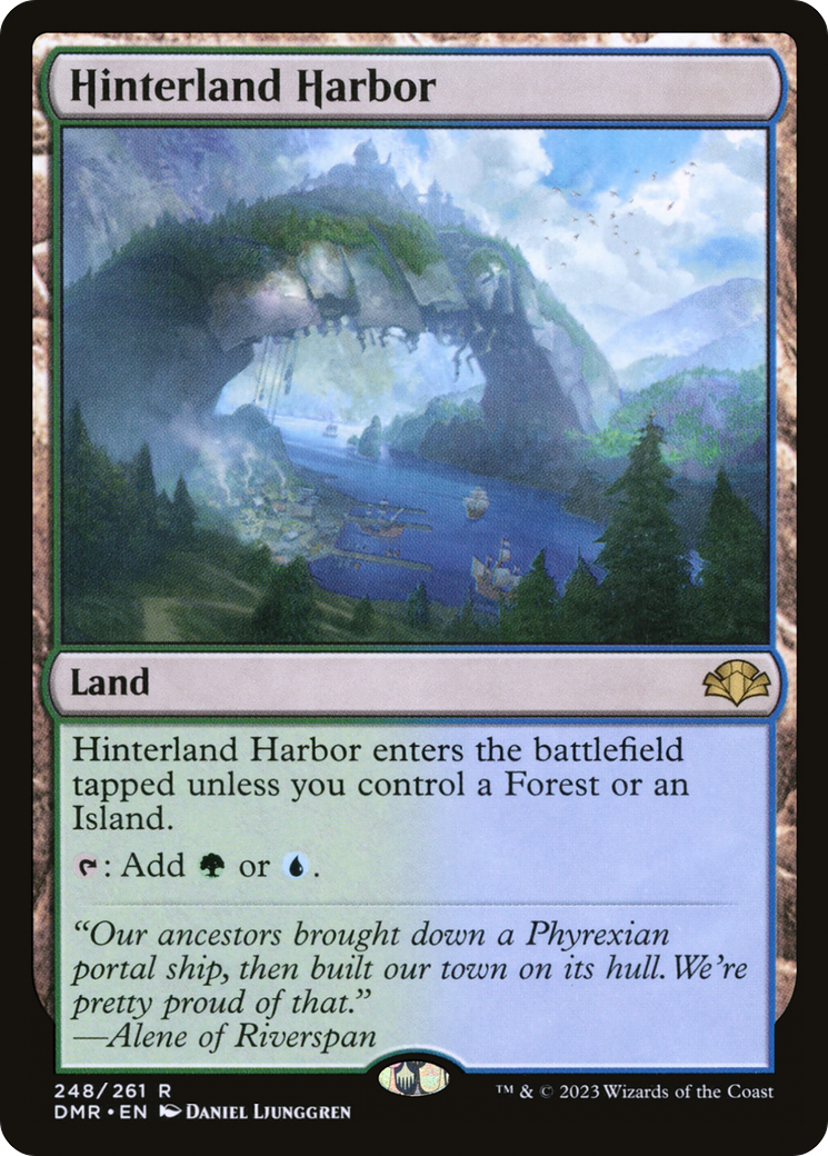 Hinterland Harbor (DMR-248) [Dominaria Remastered] Foil MTG Single Wizards of the Coast