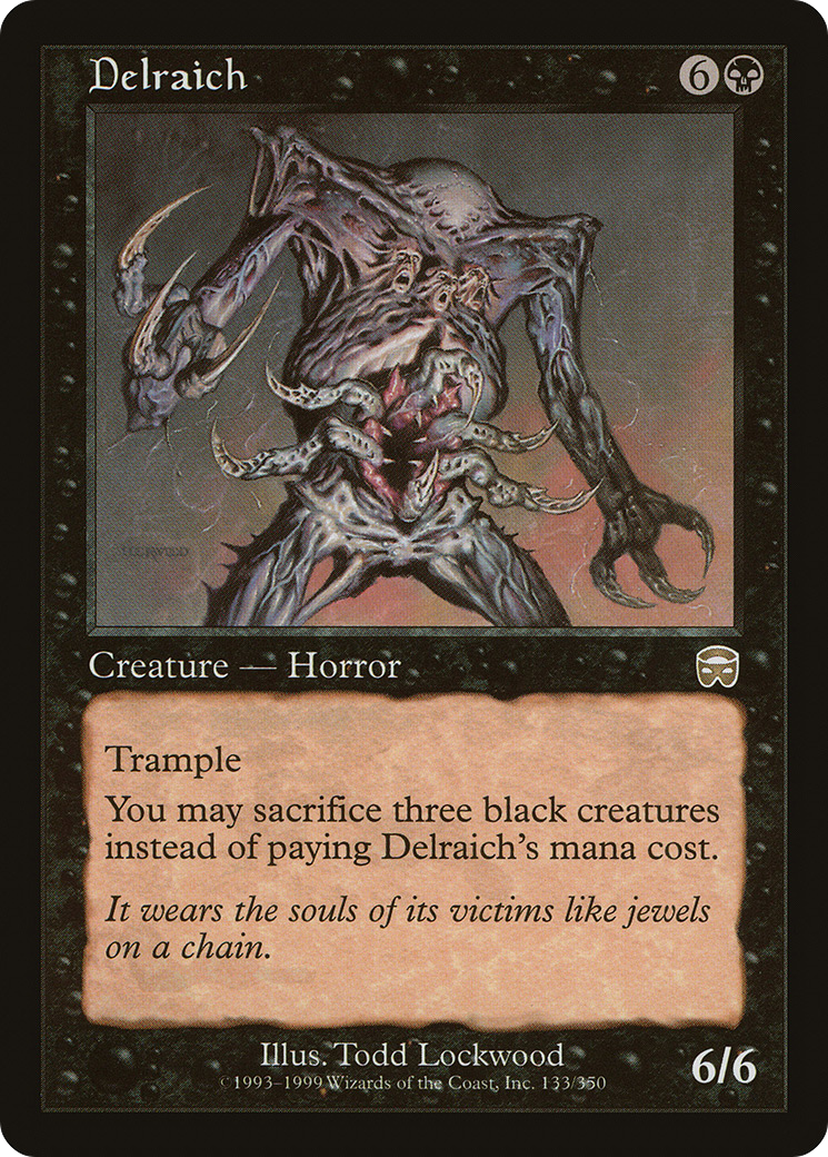 Delraich (MMQ-133) [Mercadian Masques] MTG Single Wizards of the Coast